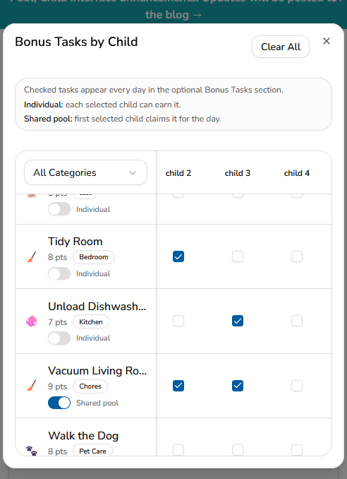 side-right w-300 h-500 Shared bonus tasks in the MyChoreBoard child interface