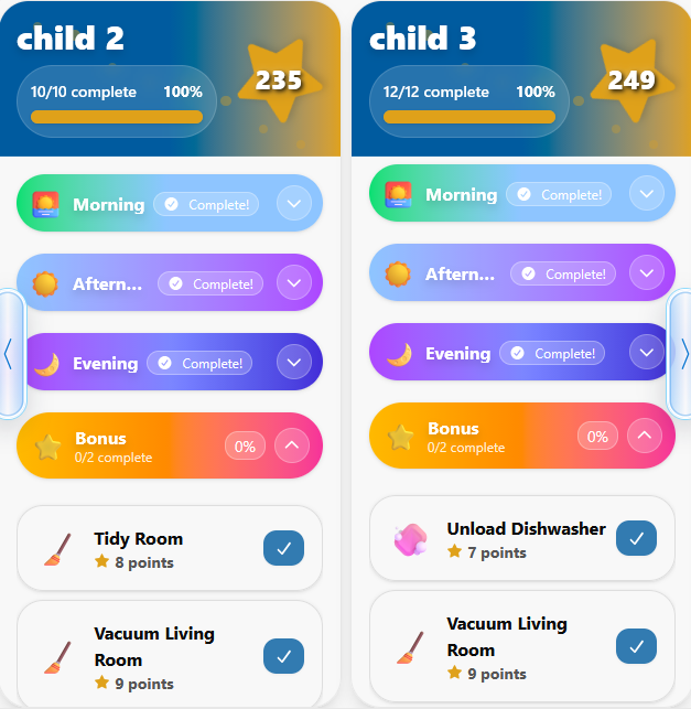 side-Right w-900 h-900 The bonus tasks screen in MyChoreBoard